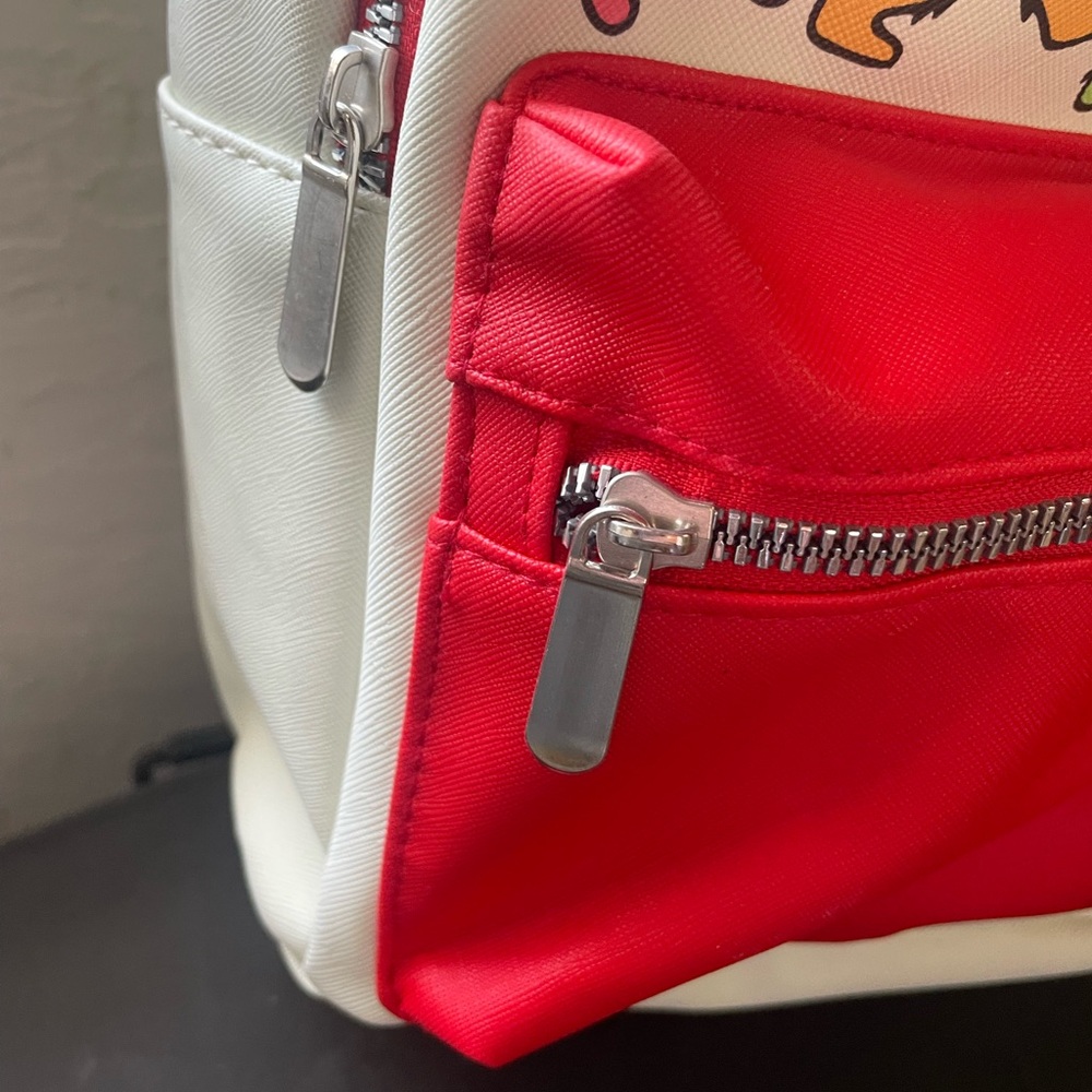 Grateful Dead Red and White Backpack with Dancing Bears.  FIRM
ON PRICE - Picture 7 of 7